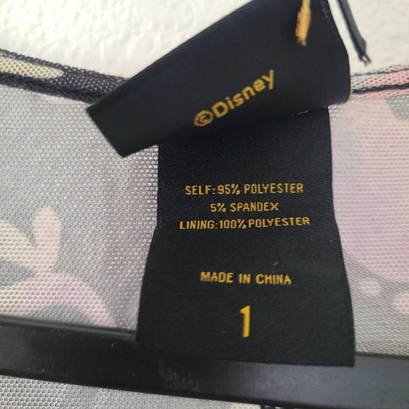 Torrid Disney The Little Mermaid Midi Mesh T Shirt Dress Plus Size 1X Black - Picture 8 of 9